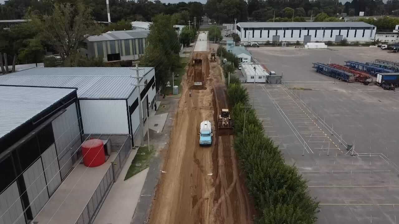 Realización de calle en Loma Verde, Escobar